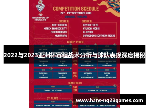 2022与2023亚洲杯赛程战术分析与球队表现深度揭秘